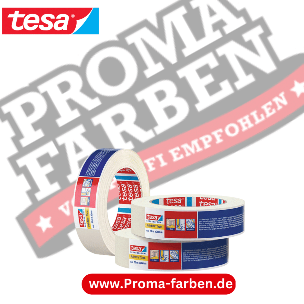tesakrepp Malerband 4348 Standard 19mm Kaufen bei Proma farben
