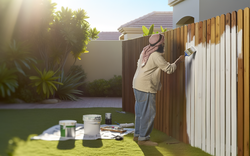 Zaun streichen – ProMa Farben Hamburg
