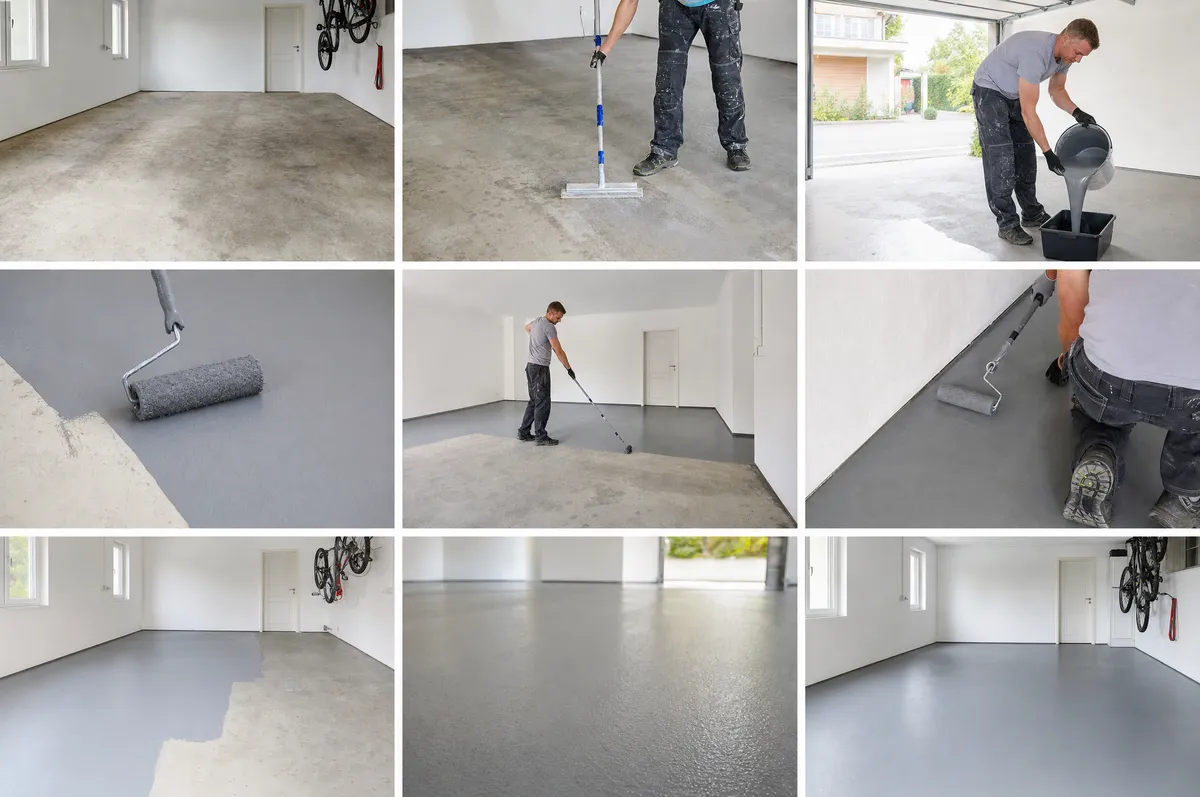 Betonfarbe – Schritt 3: Beschichtung auftragen | Anleitung Proma Farben