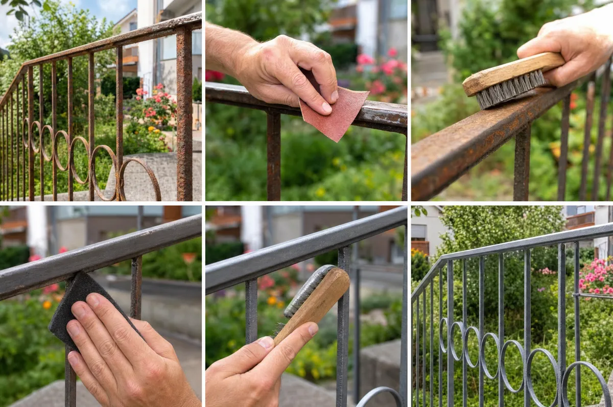 Metall lackieren – Schritt 1: Entrosten und reinigen | Anleitung Proma Farben
