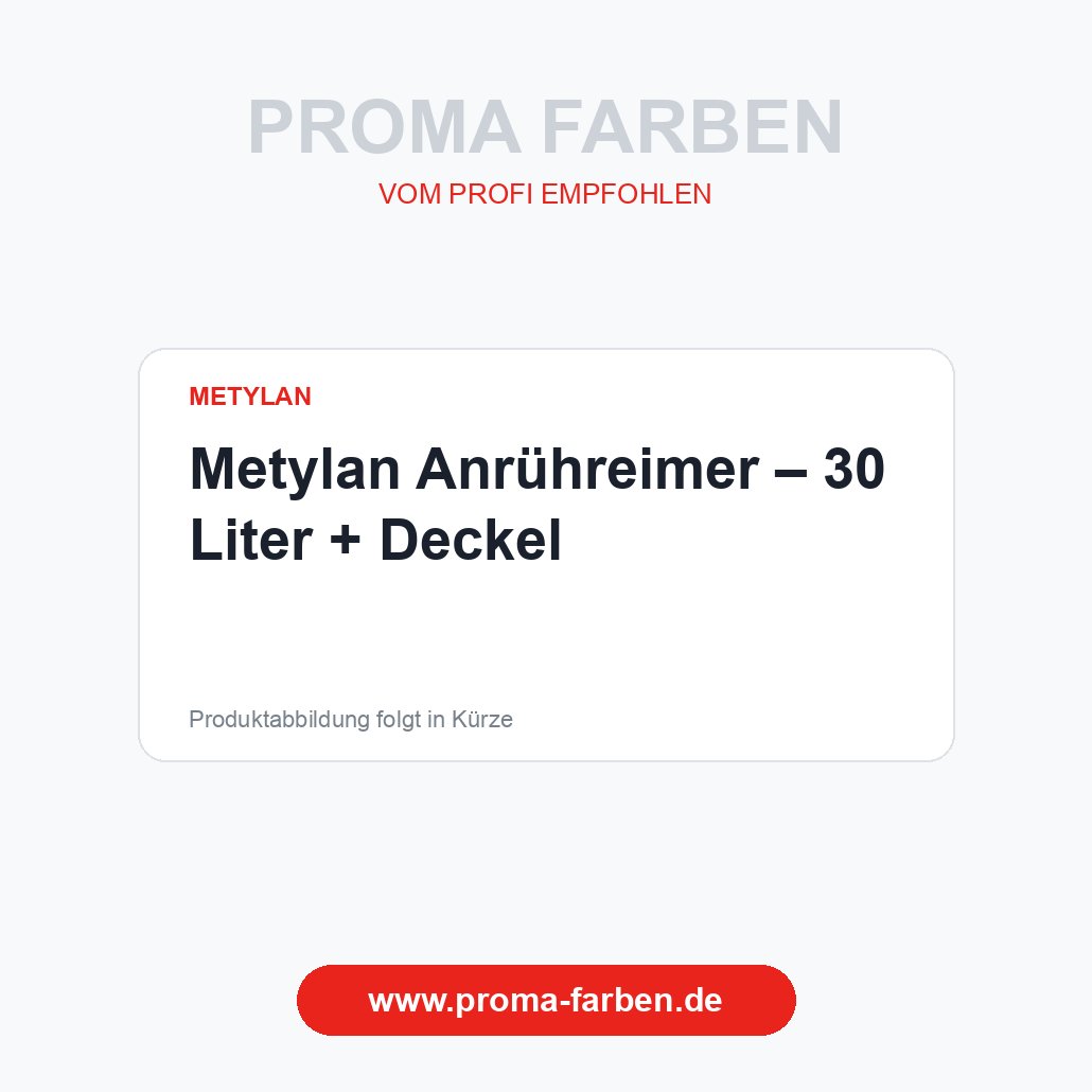Metylan Anrühreimer – 30 Liter + Deckel – Proma Farben