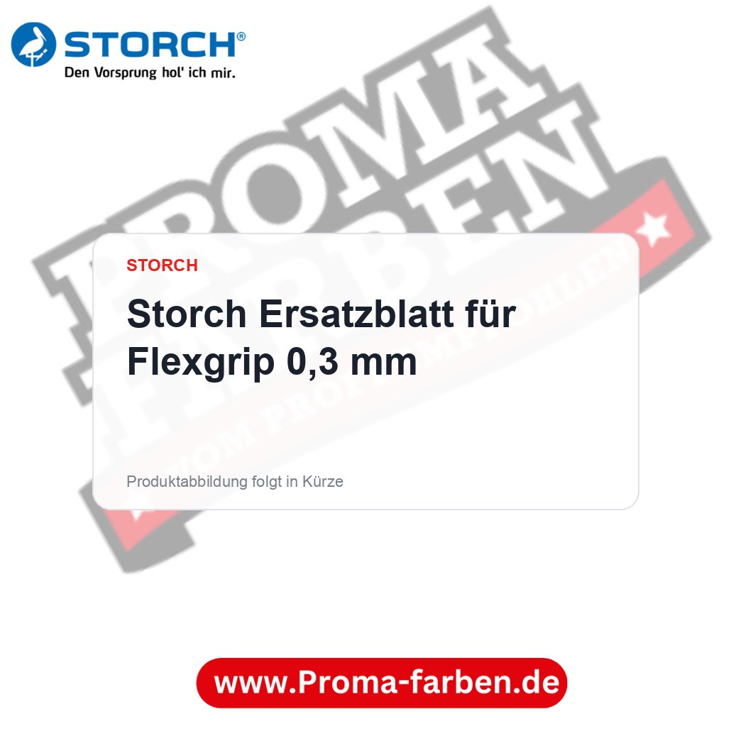 Storch Ersatzblatt für Flexgrip 0,3 mm – Proma Farben