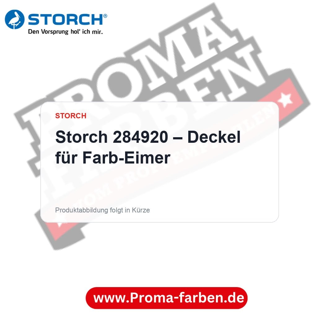 Storch 284920 – Deckel für Farb-Eimer – Proma Farben