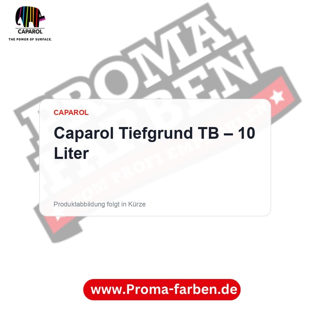 Caparol Tiefgrund TB – 10 Liter – Proma Farben