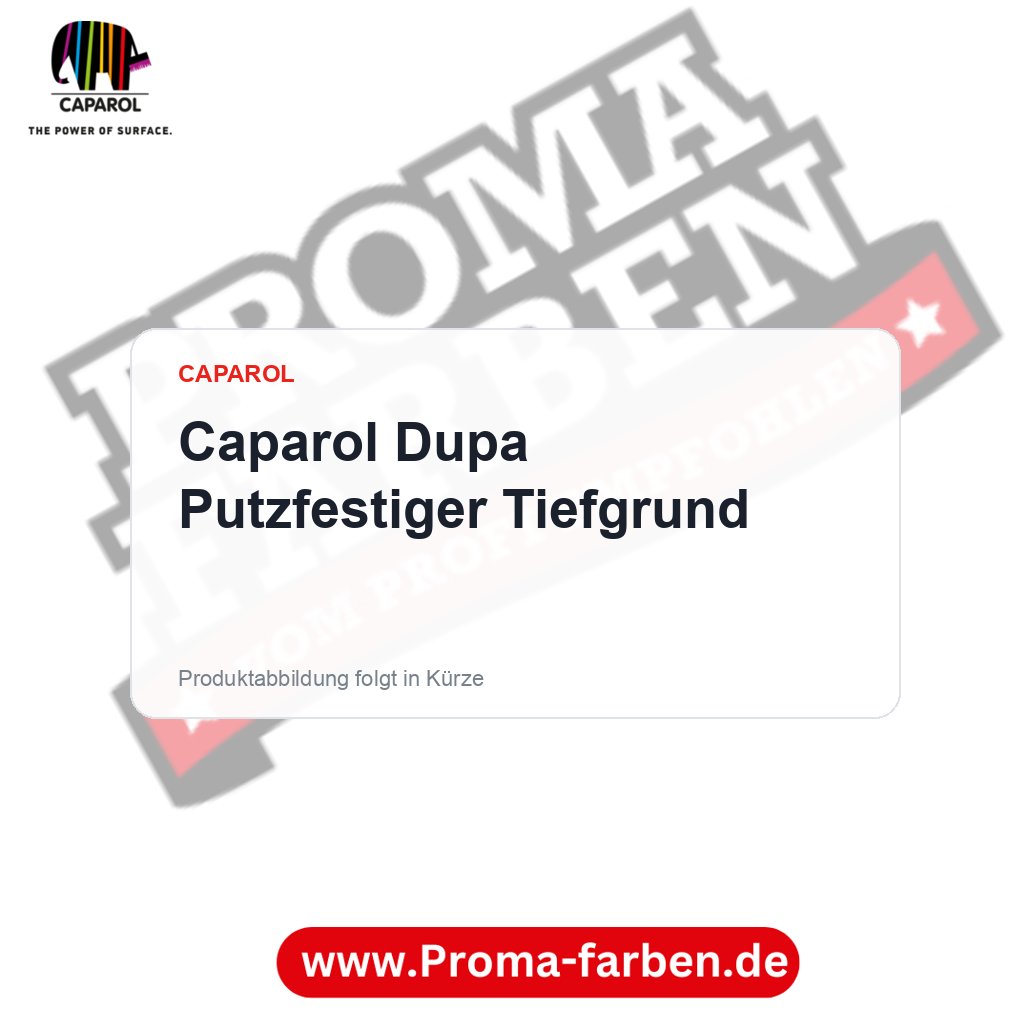 Caparol Dupa Putzfestiger Tiefgrund – Proma Farben