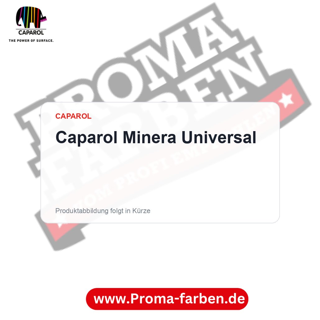Caparol Minera Universal – Proma Farben