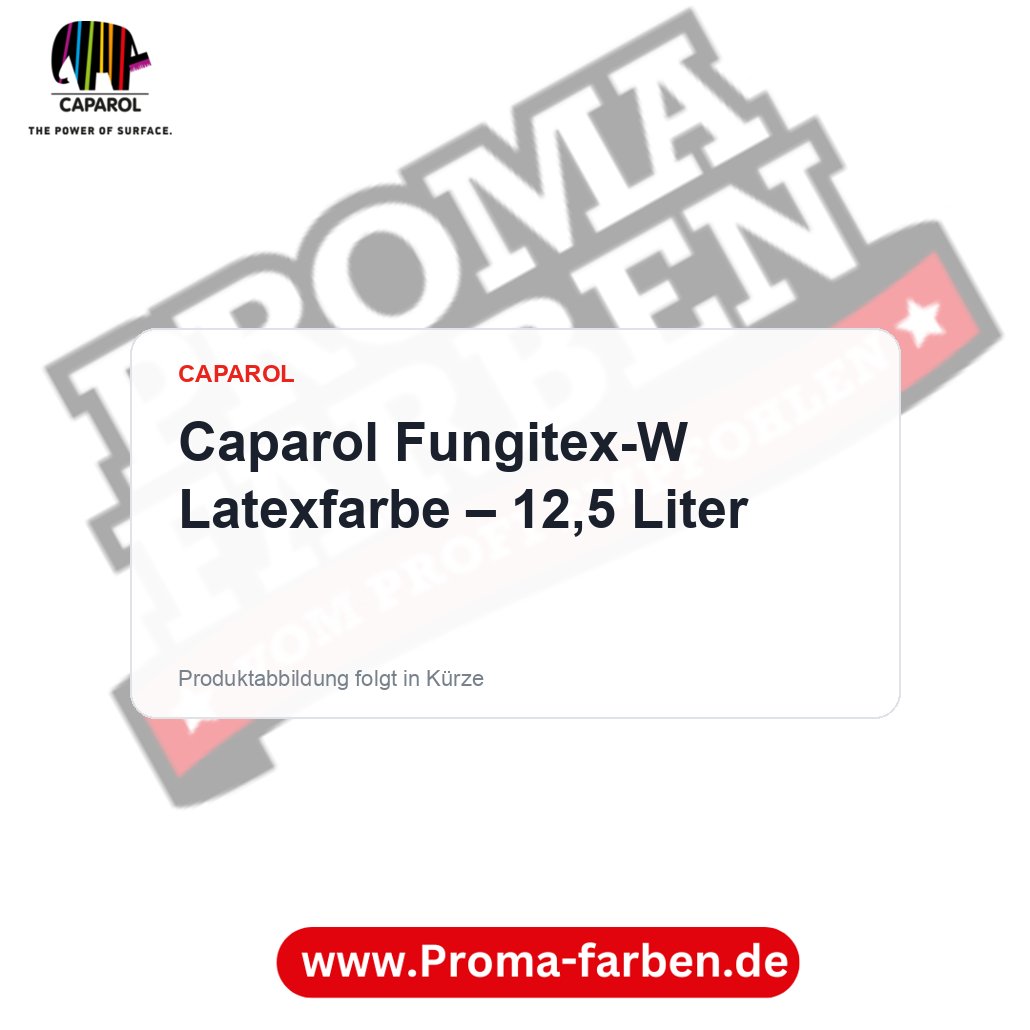 Caparol Fungitex-W Latexfarbe – 12,5 Liter – Proma Farben