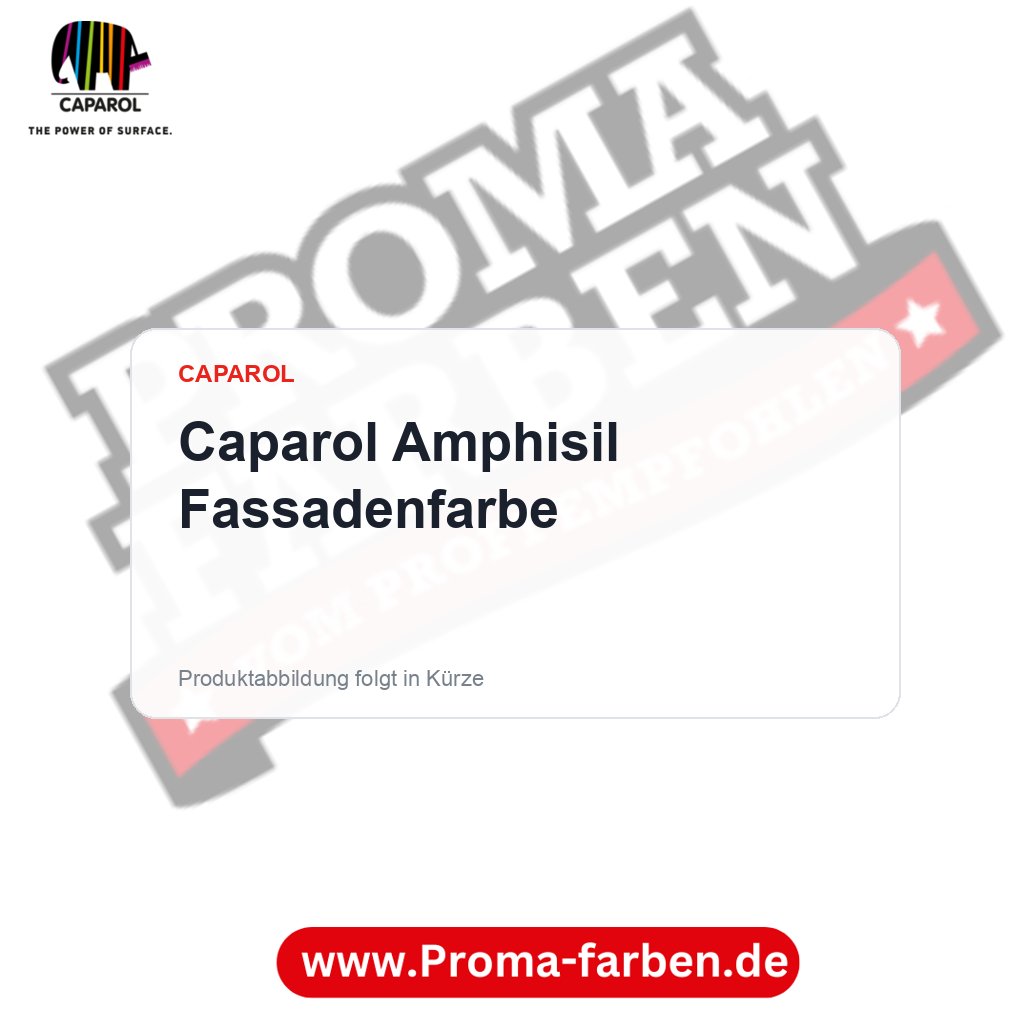 Caparol Amphisil Fassadenfarbe – Proma Farben