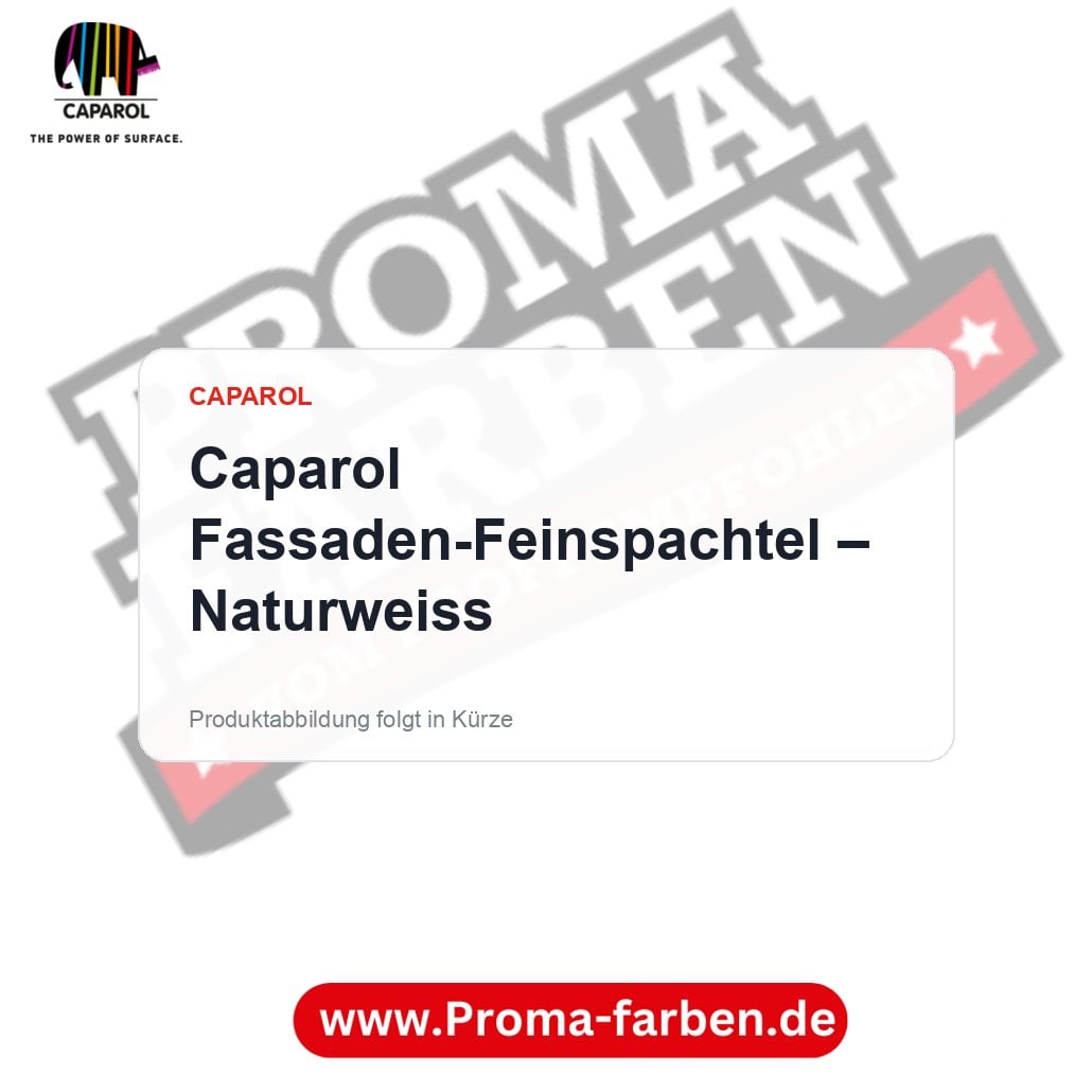 Caparol Fassaden-Feinspachtel – Naturweiss – Proma Farben