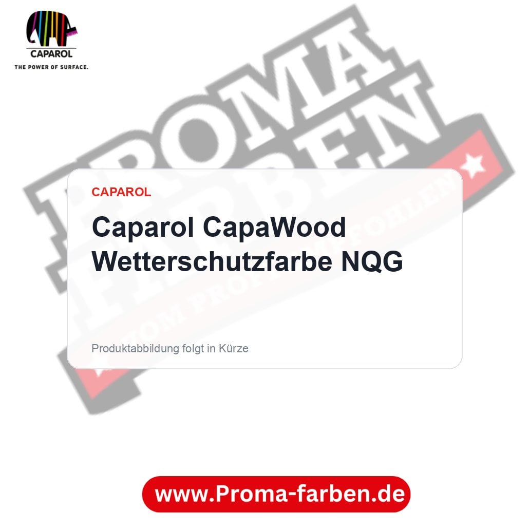 Caparol CapaWood Wetterschutzfarbe NQG – Proma Farben