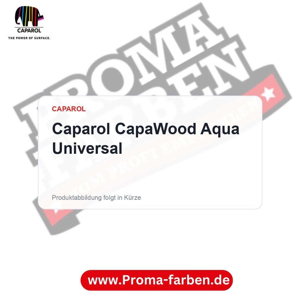 Caparol CapaWood Aqua Universal – Proma Farben
