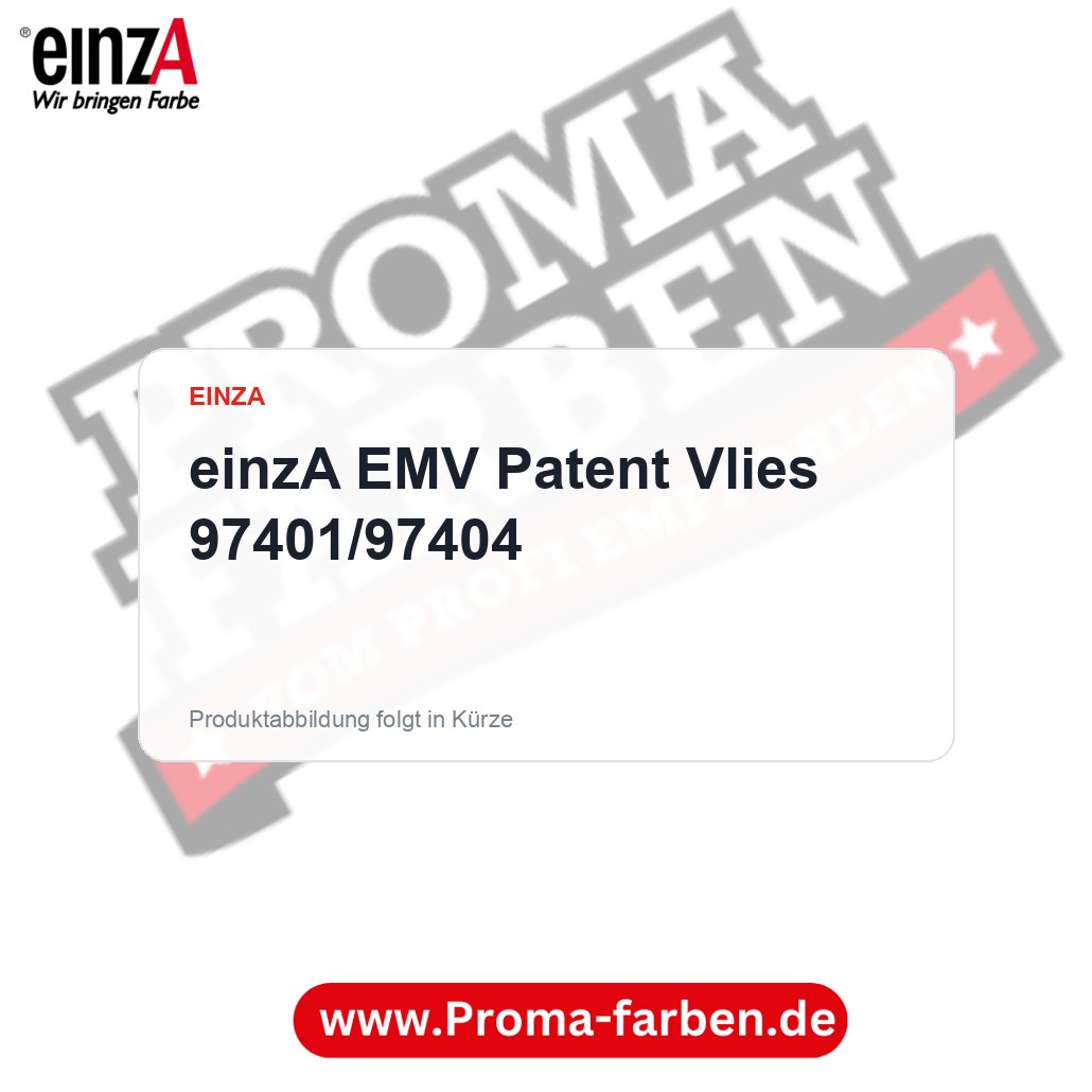 einzA EMV Patent Vlies 97401/97404 – Proma Farben