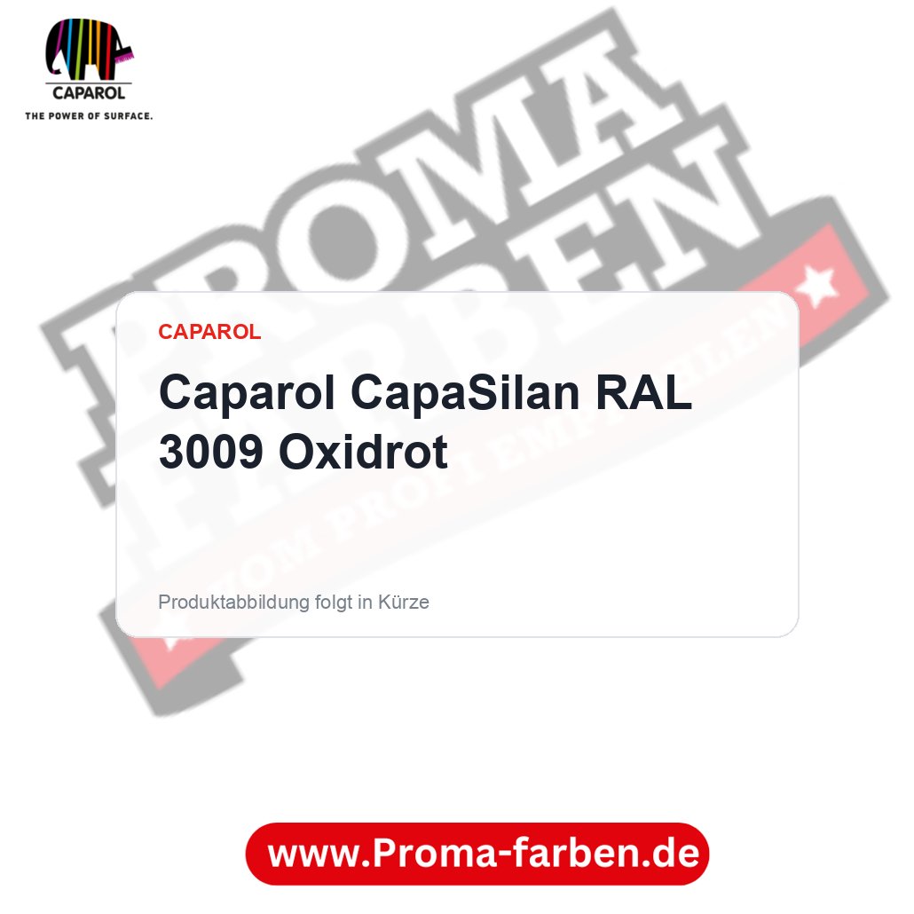 Caparol CapaSilan RAL 3009 Oxidrot – Proma Farben