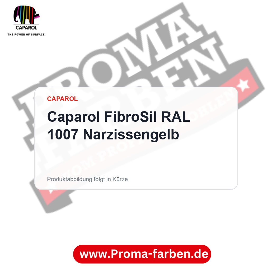 Caparol FibroSil RAL 1007 Narzissengelb – Proma Farben