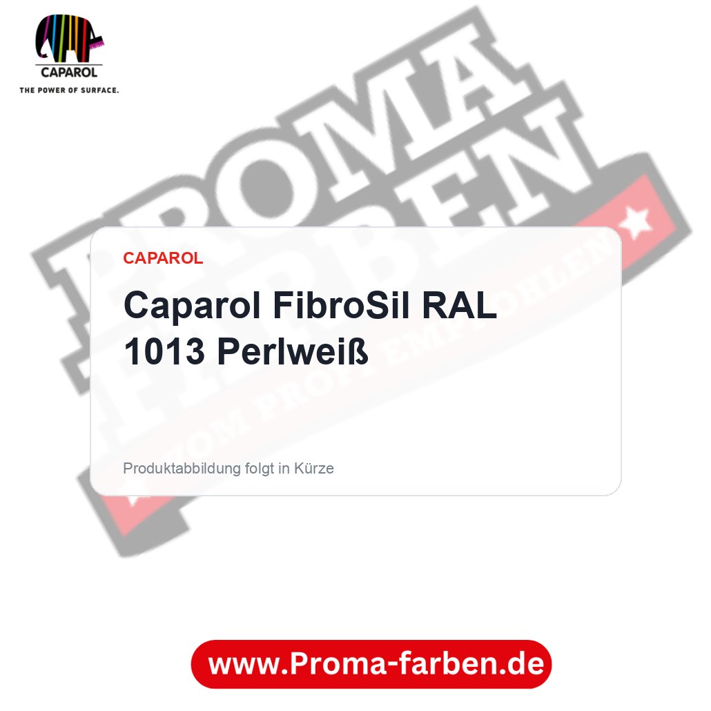 Caparol FibroSil RAL 1013 Perlweiß – Proma Farben