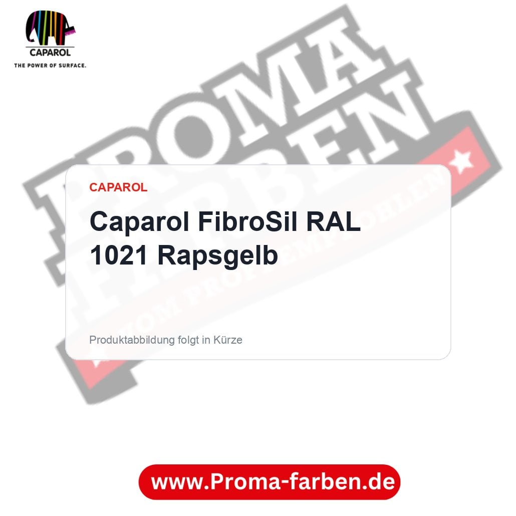 Caparol FibroSil RAL 1021 Rapsgelb – Proma Farben