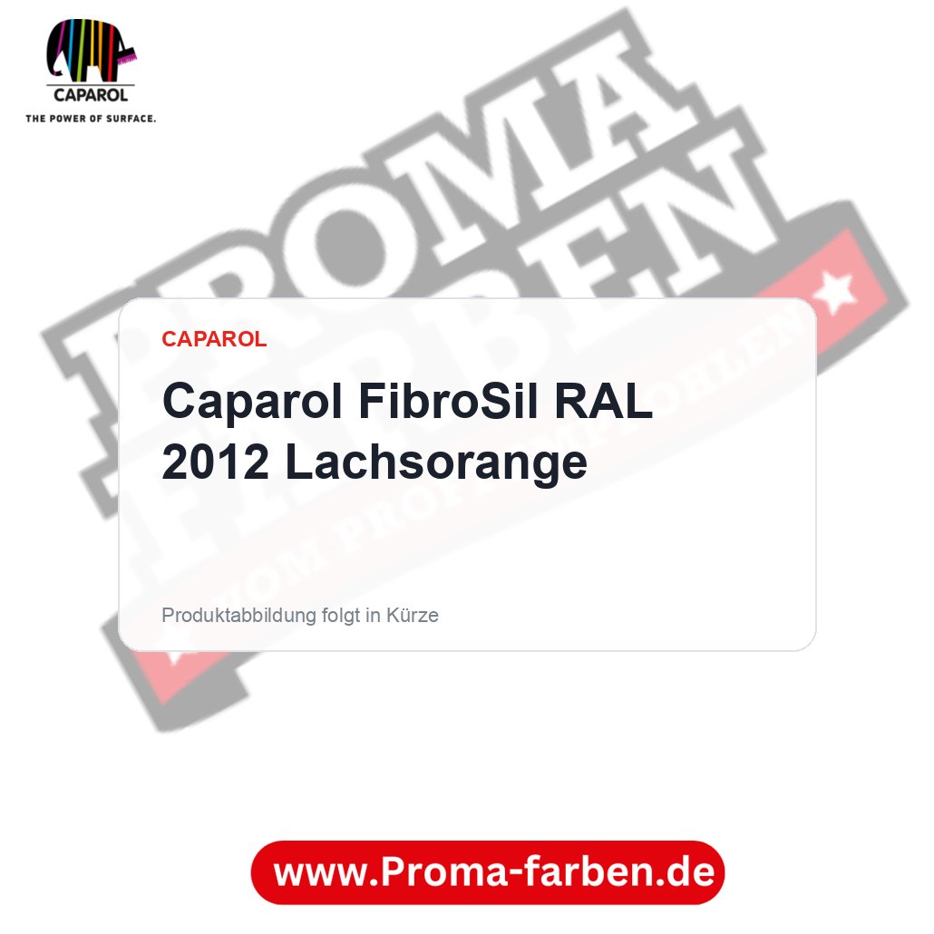 Caparol FibroSil RAL 2012 Lachsorange – Proma Farben