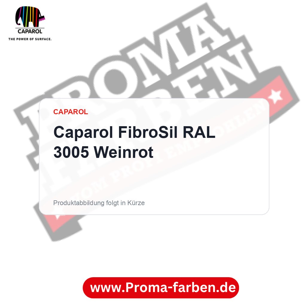 Caparol FibroSil RAL 3005 Weinrot – Proma Farben