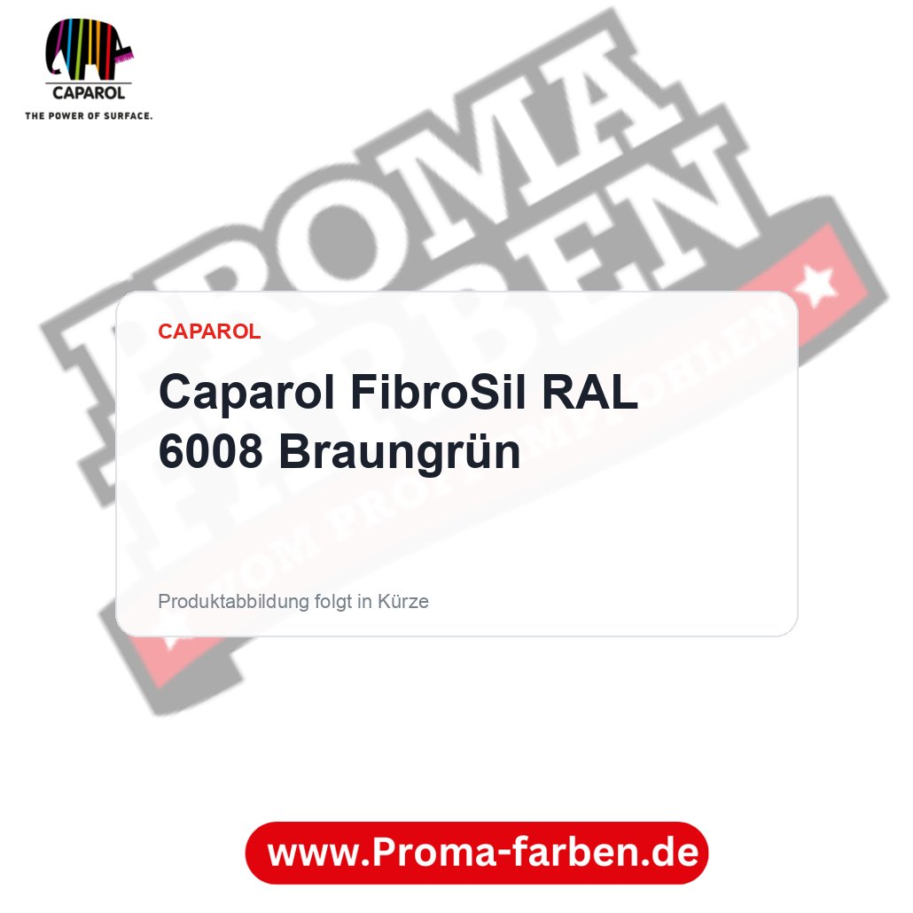 Caparol FibroSil RAL 6008 Braungrün – Proma Farben