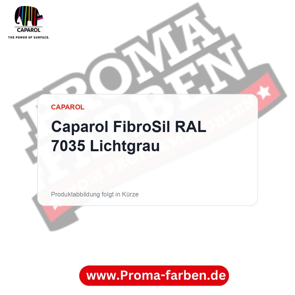 Caparol FibroSil RAL 7035 Lichtgrau – Proma Farben