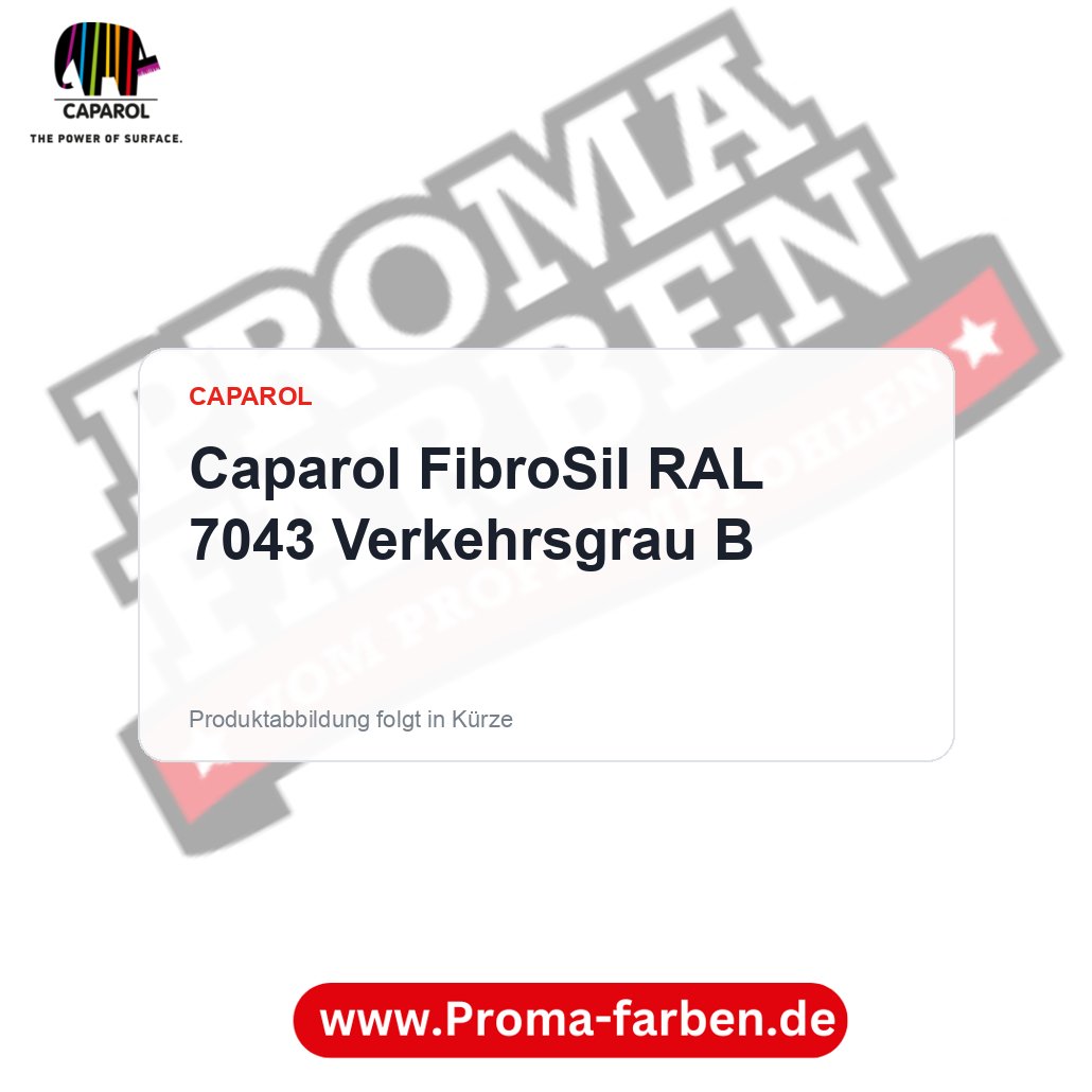 Caparol FibroSil RAL 7043 Verkehrsgrau B – Proma Farben