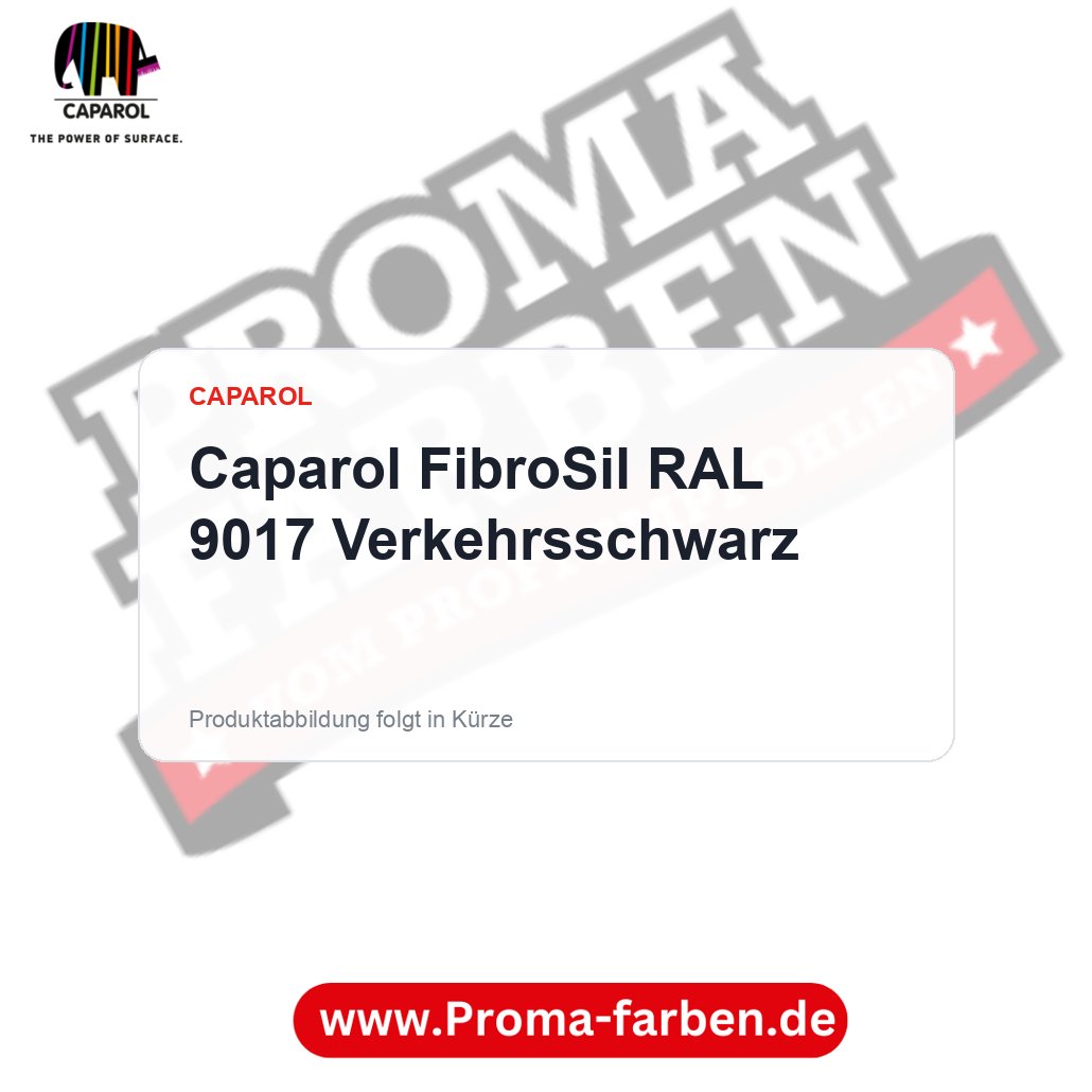 Caparol FibroSil RAL 9017 Verkehrsschwarz – Proma Farben