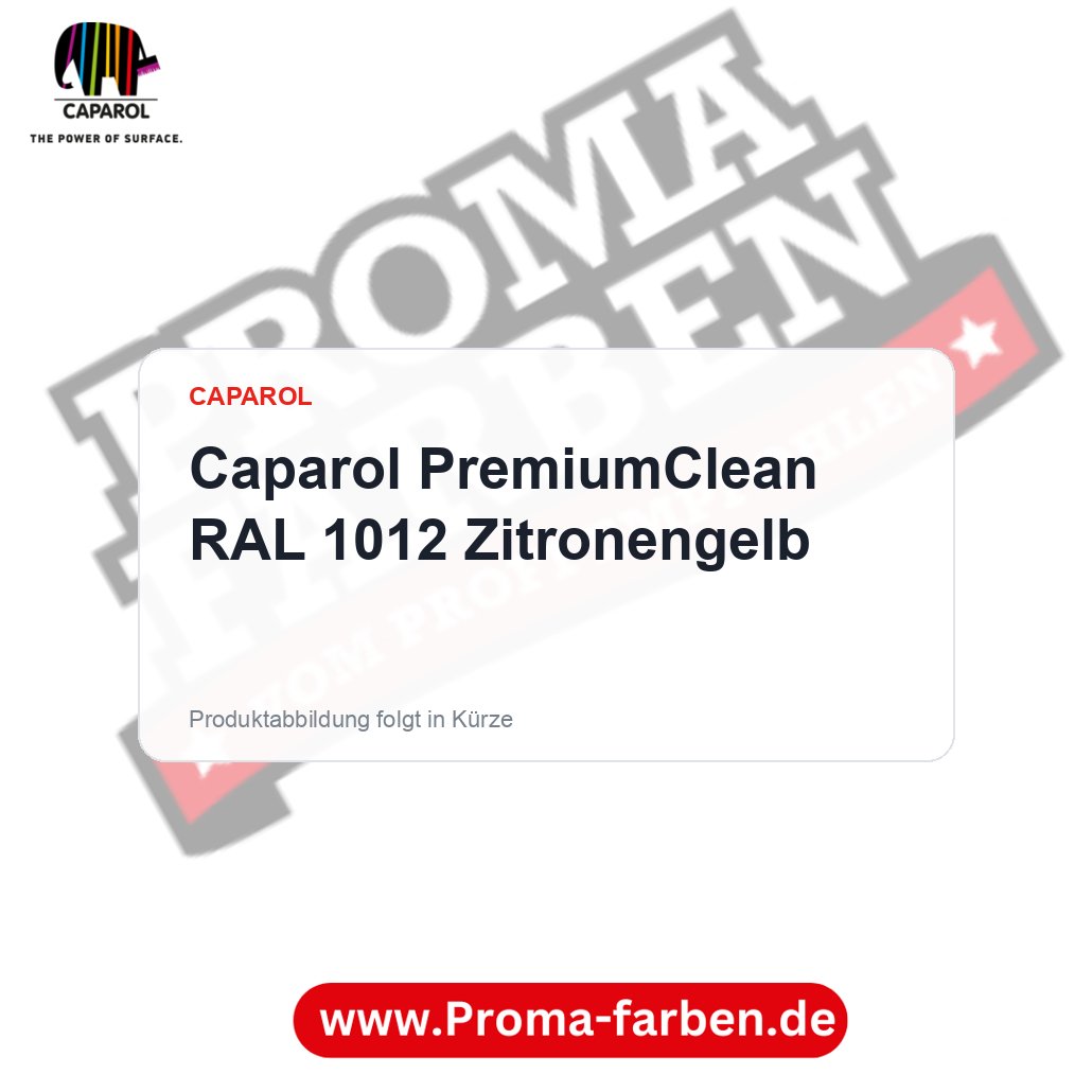 Caparol PremiumClean RAL 1012 Zitronengelb – Proma Farben