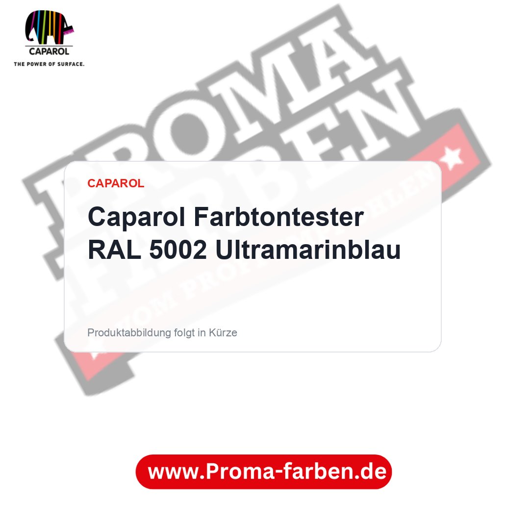 Caparol Farbtontester RAL 5002 Ultramarinblau – Proma Farben