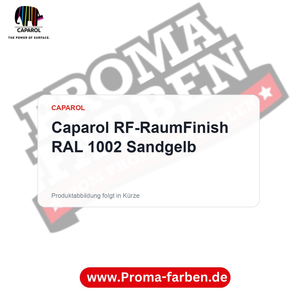 Caparol RF-RaumFinish RAL 1002 Sandgelb – Proma Farben