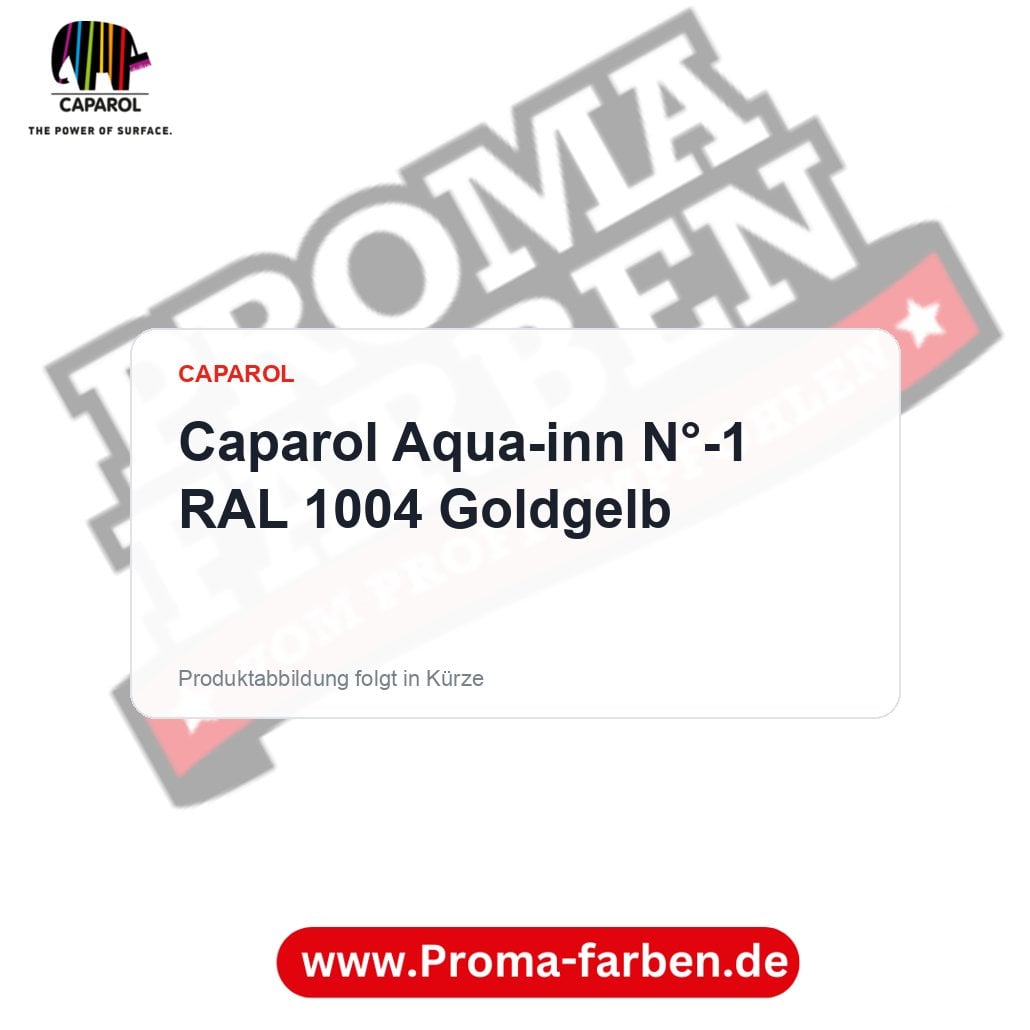 Caparol Aqua-inn N°-1 RAL 1004 Goldgelb – Proma Farben