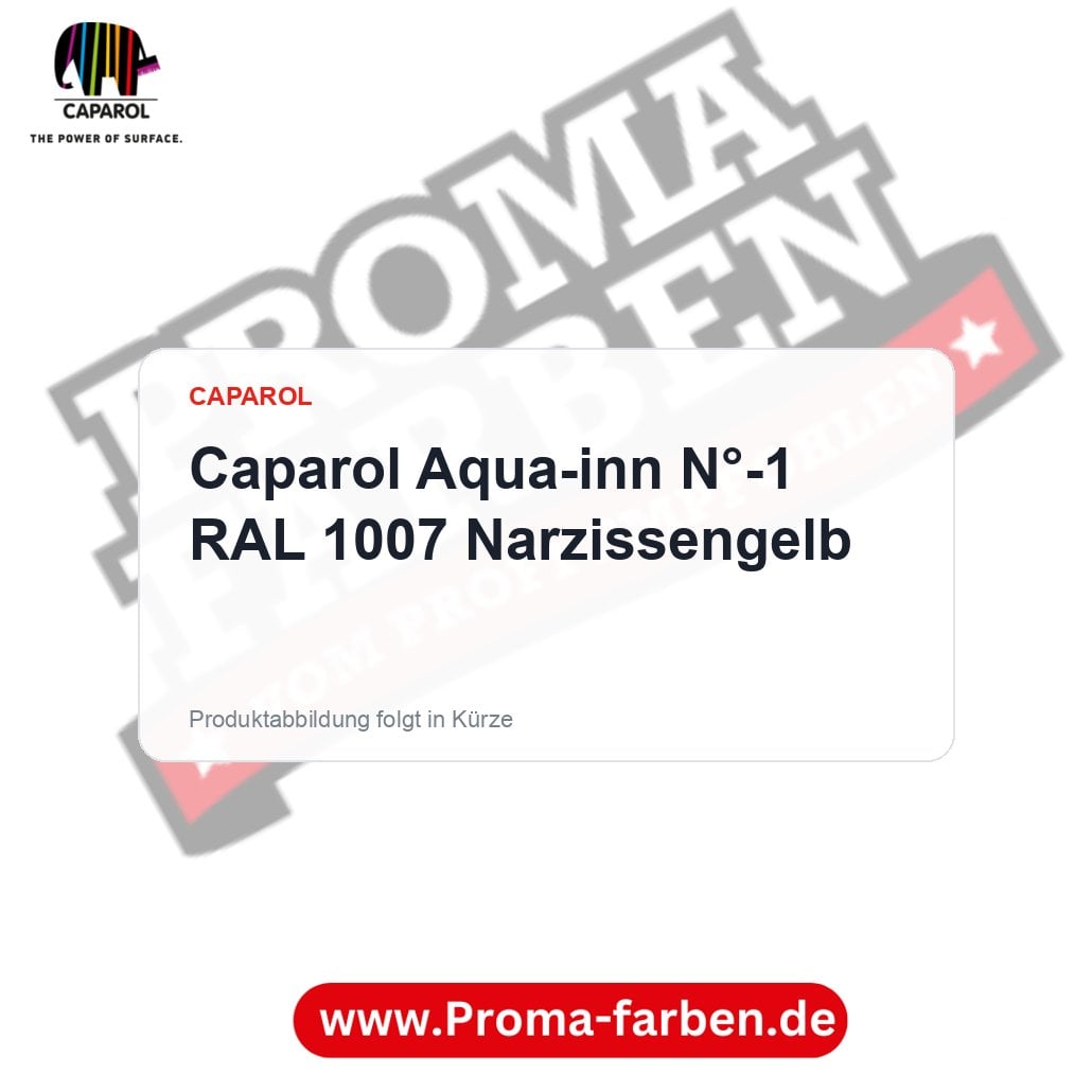 Caparol Aqua-inn N°-1 RAL 1007 Narzissengelb – Proma Farben