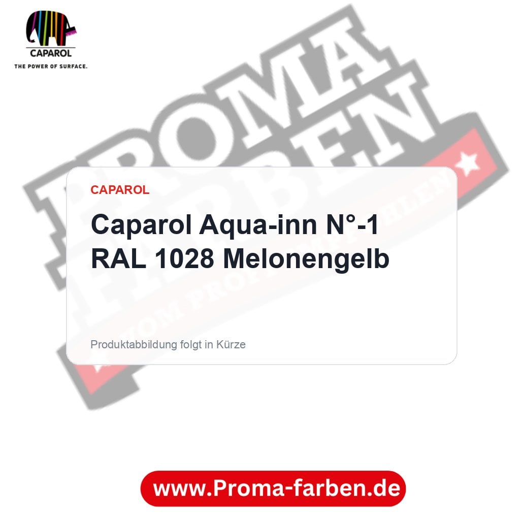Caparol Aqua-inn N°-1 RAL 1028 Melonengelb – Proma Farben