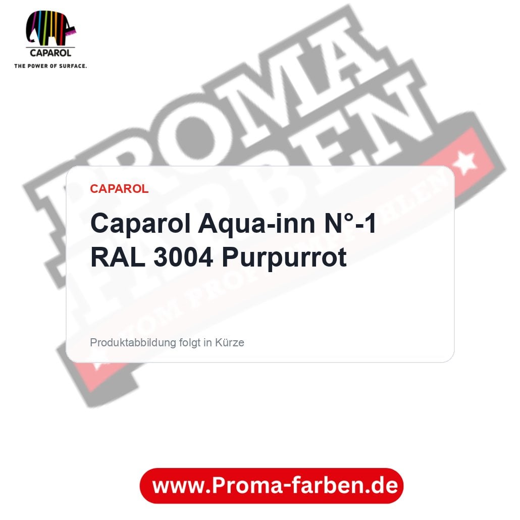 Caparol Aqua-inn N°-1 RAL 3004 Purpurrot – Proma Farben
