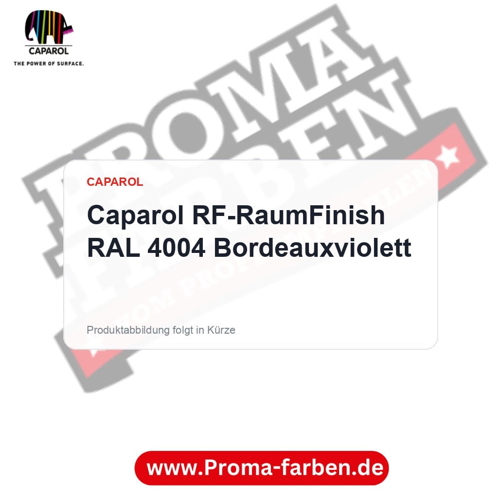 Caparol RF-RaumFinish RAL 4004 Bordeauxviolett – Proma Farben