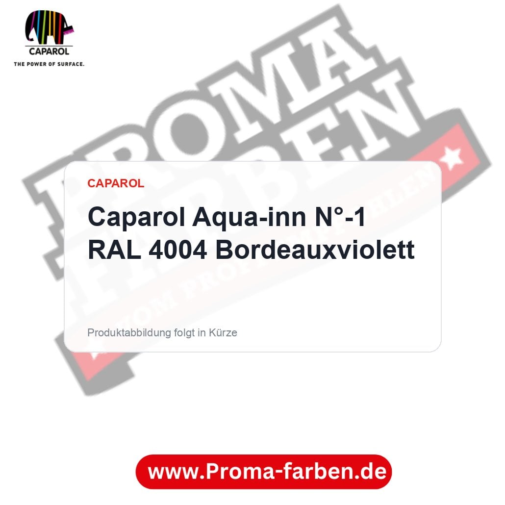 Caparol Aqua-inn N°-1 RAL 4004 Bordeauxviolett – Proma Farben