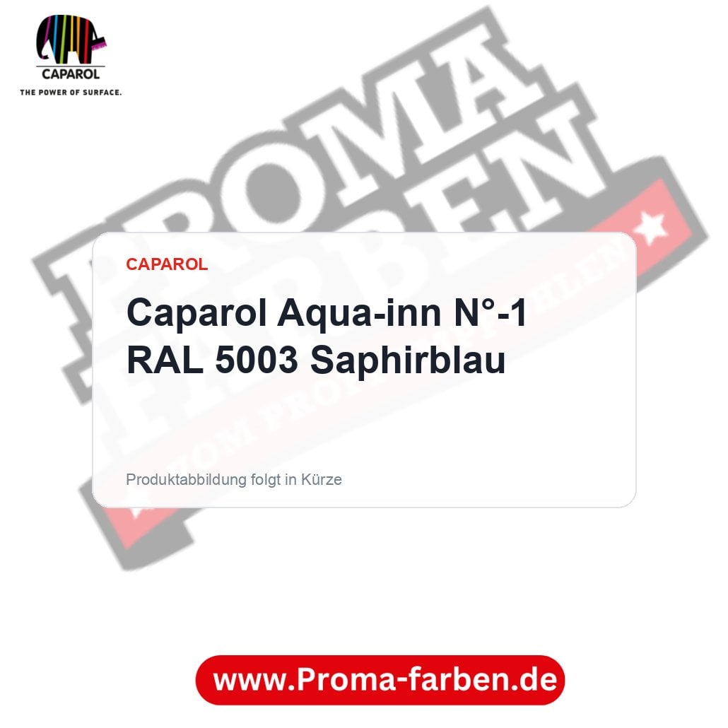 Caparol Aqua-inn N°-1 RAL 5003 Saphirblau – Proma Farben