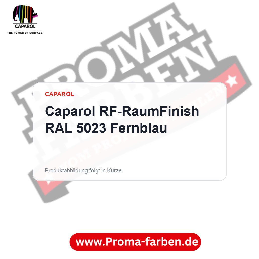 Caparol RF-RaumFinish RAL 5023 Fernblau – Proma Farben
