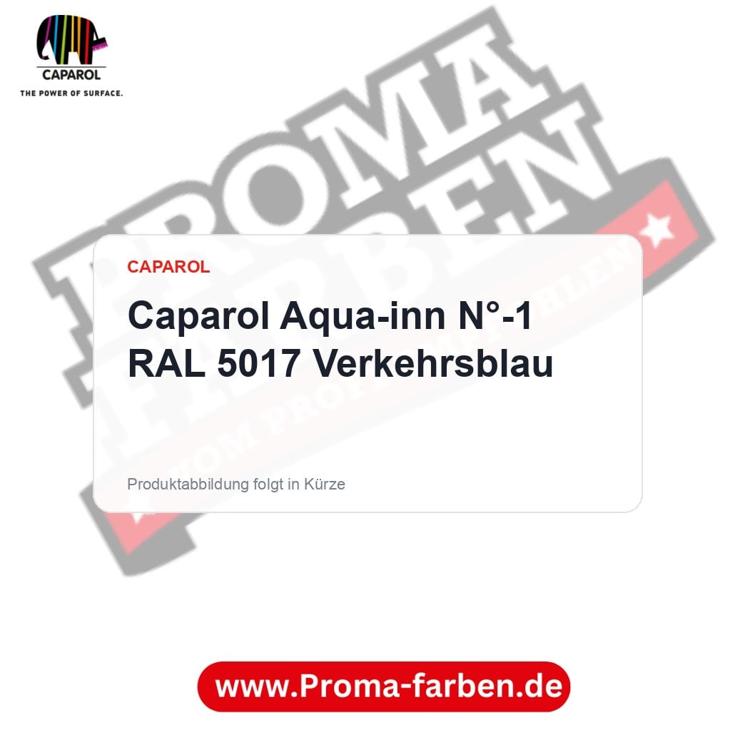 Caparol Aqua-inn N°-1 RAL 5017 Verkehrsblau – Proma Farben