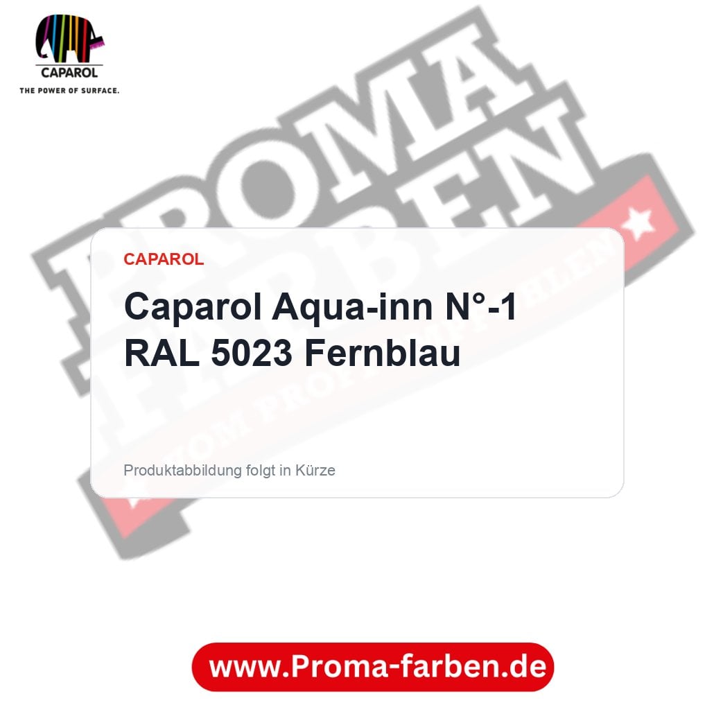 Caparol Aqua-inn N°-1 RAL 5023 Fernblau – Proma Farben