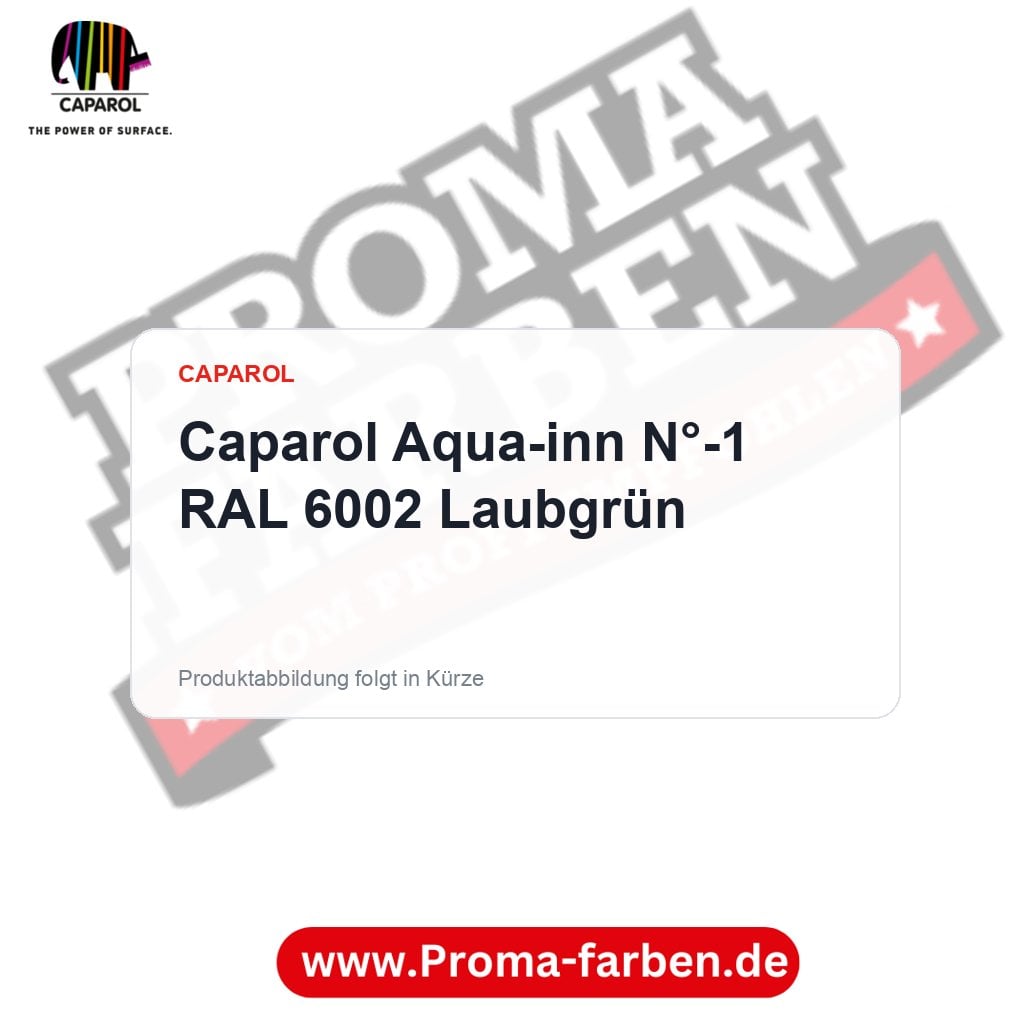 Caparol Aqua-inn N°-1 RAL 6002 Laubgrün – Proma Farben