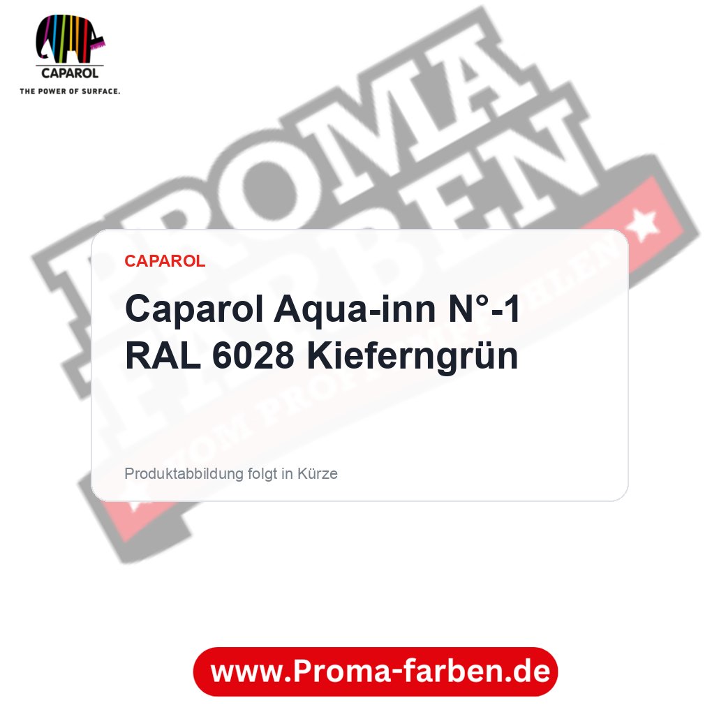 Caparol Aqua-inn N°-1 RAL 6028 Kieferngrün – Proma Farben