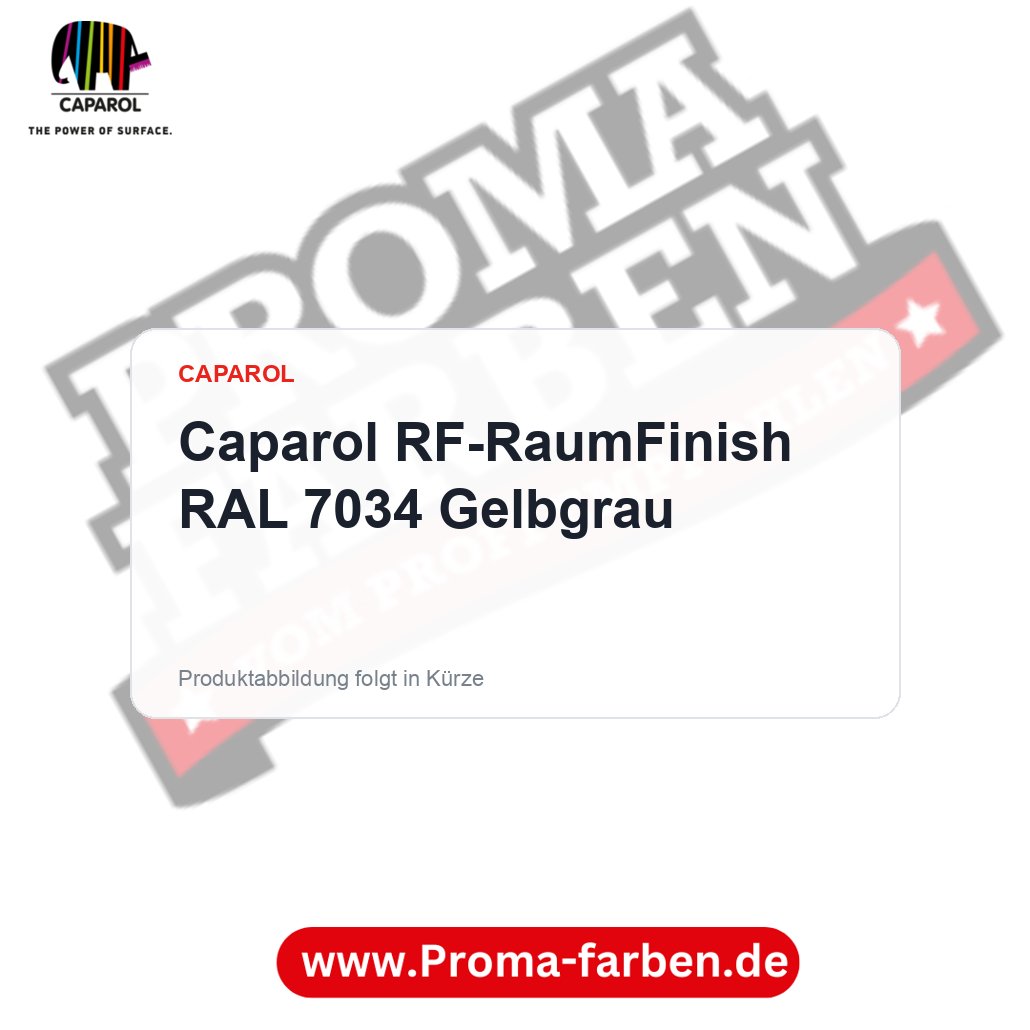 Caparol RF-RaumFinish RAL 7034 Gelbgrau – Proma Farben