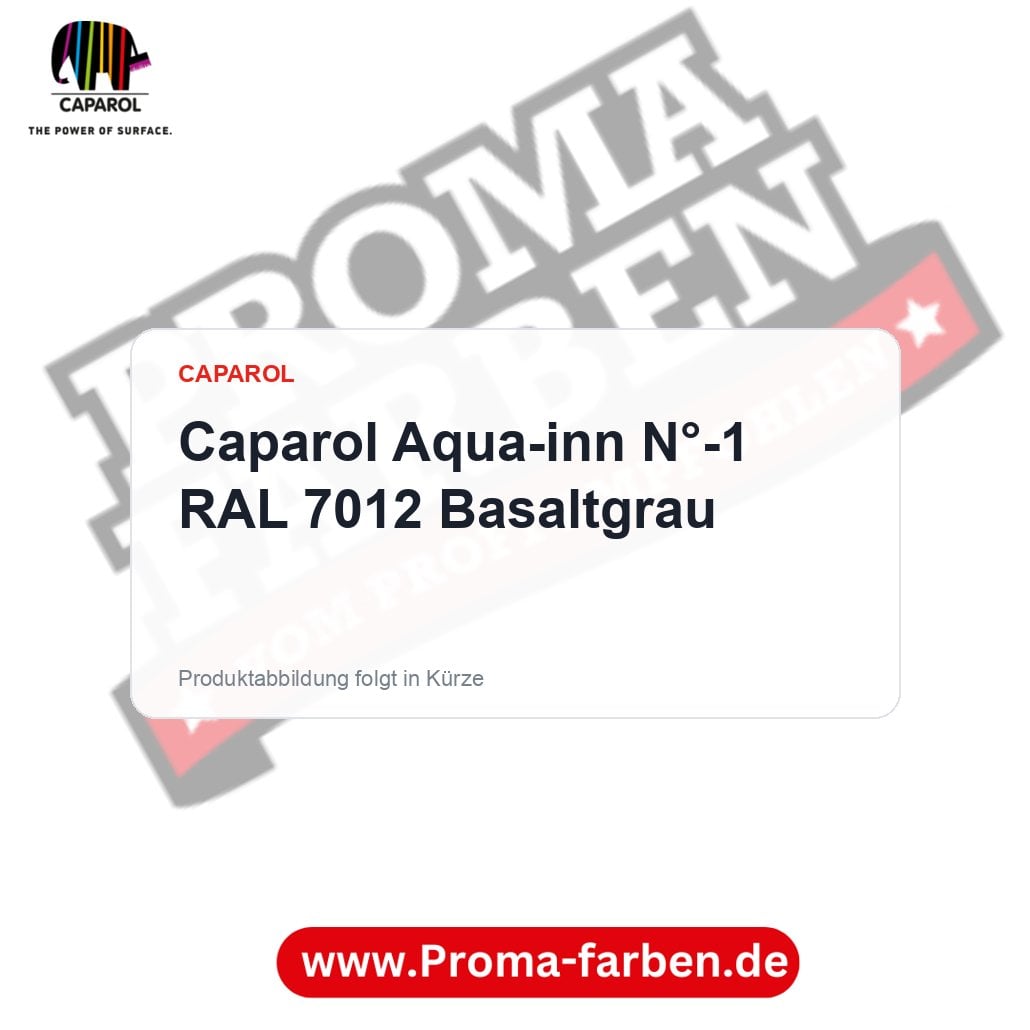 Caparol Aqua-inn N°-1 RAL 7012 Basaltgrau – Proma Farben