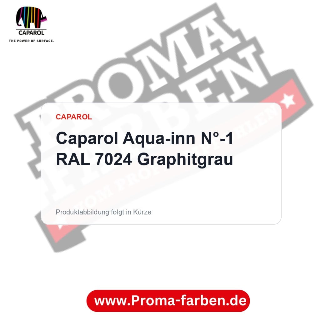 Caparol Aqua-inn N°-1 RAL 7024 Graphitgrau – Proma Farben