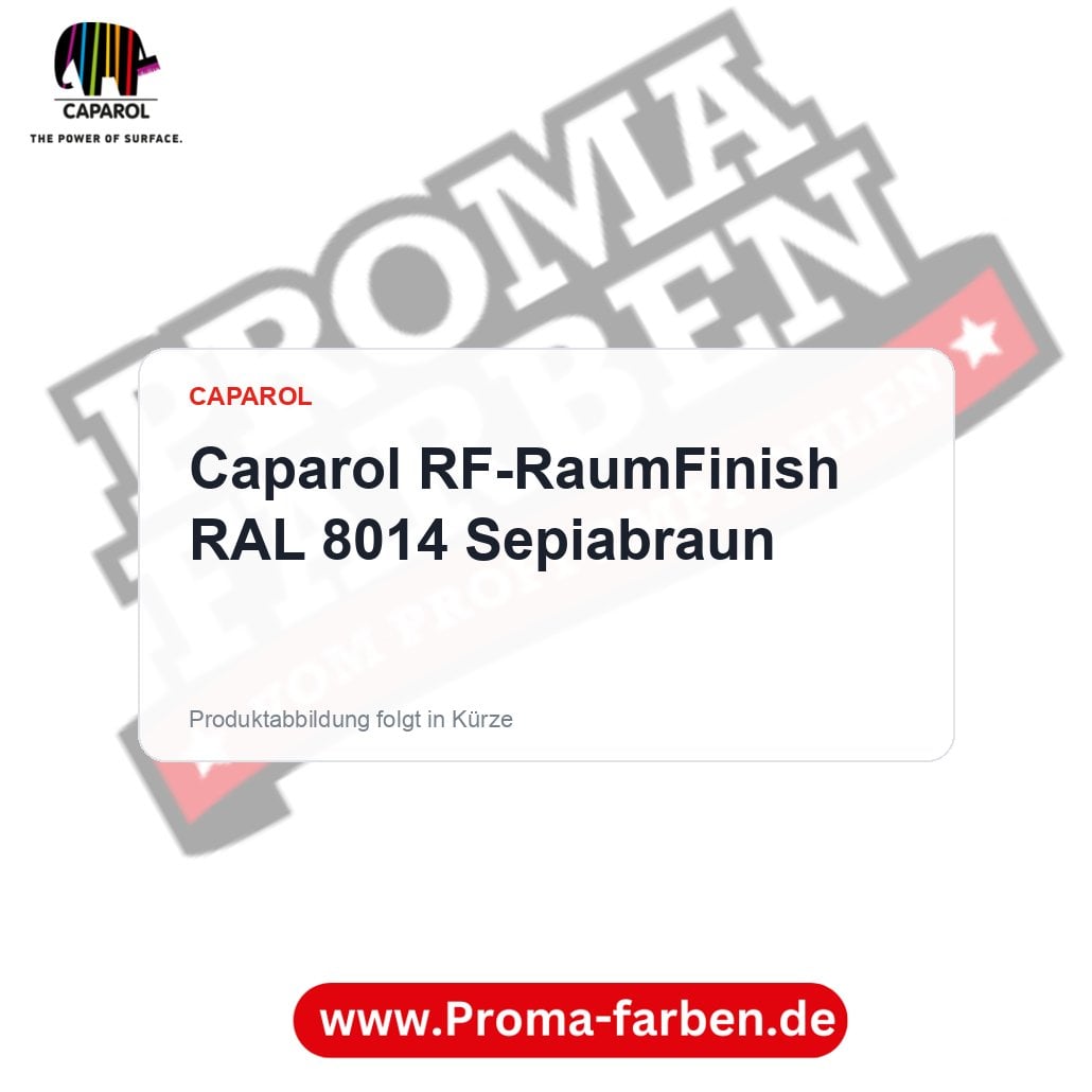 Caparol RF-RaumFinish RAL 8014 Sepiabraun – Proma Farben