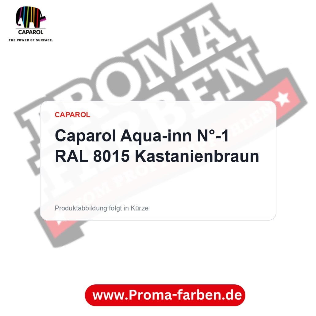 Caparol Aqua-inn N°-1 RAL 8015 Kastanienbraun – Proma Farben