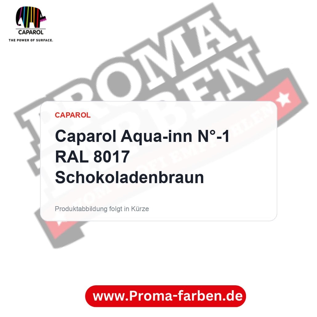Caparol Aqua-inn N°-1 RAL 8017 Schokoladenbraun – Proma Farben