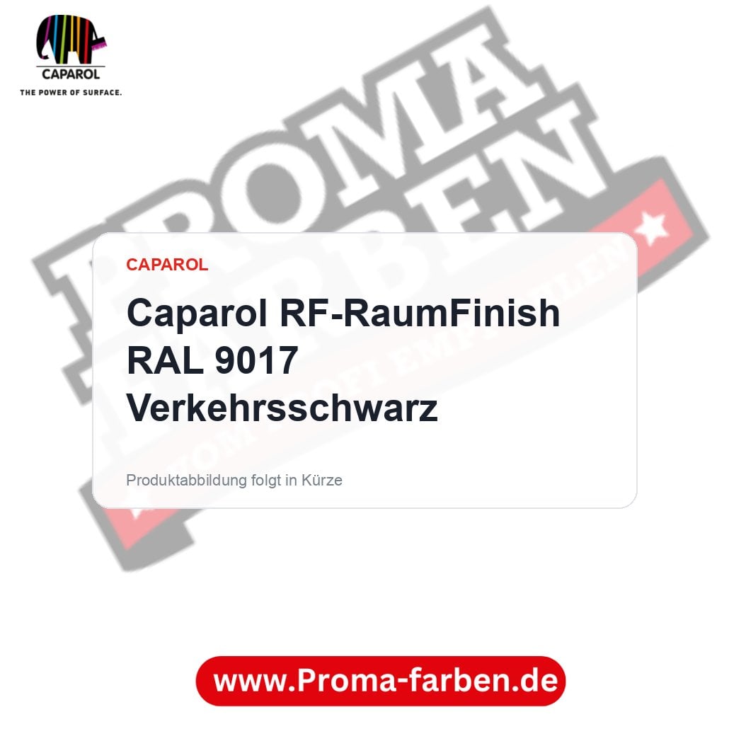 Caparol RF-RaumFinish RAL 9017 Verkehrsschwarz – Proma Farben