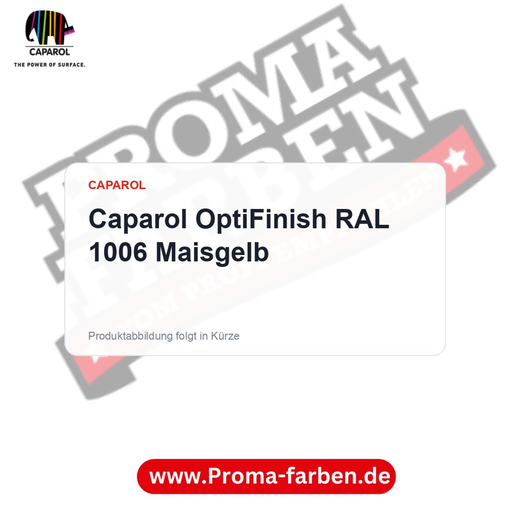 Caparol OptiFinish RAL 1006 Maisgelb – Proma Farben