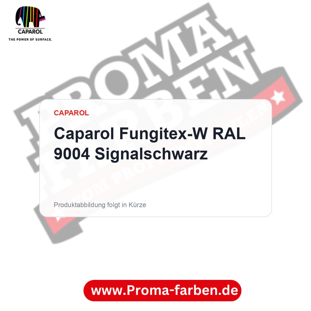 Caparol Fungitex-W RAL 9004 Signalschwarz – Proma Farben
